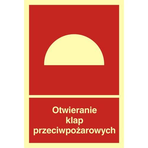 Otwieranie klap przeciwpożarowych