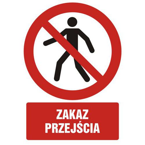 Zakaz przejścia