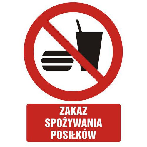 Zakaz spożywania posiłków