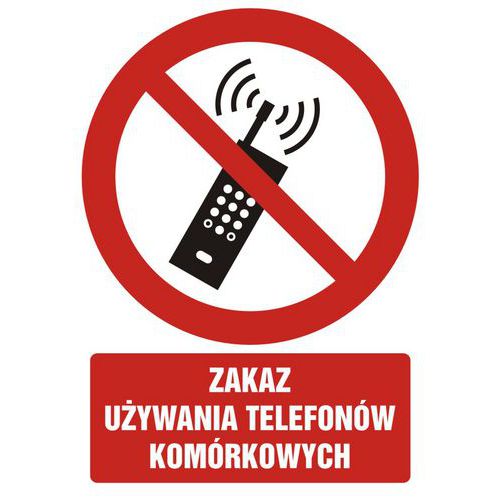 Zakaz używania telefonów komórkowych