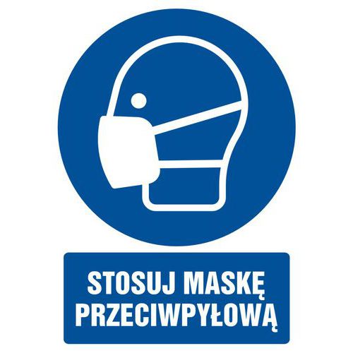 Stosuj maskę przeciwpyłową