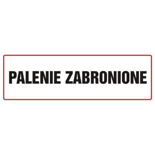 Palenie zabronione