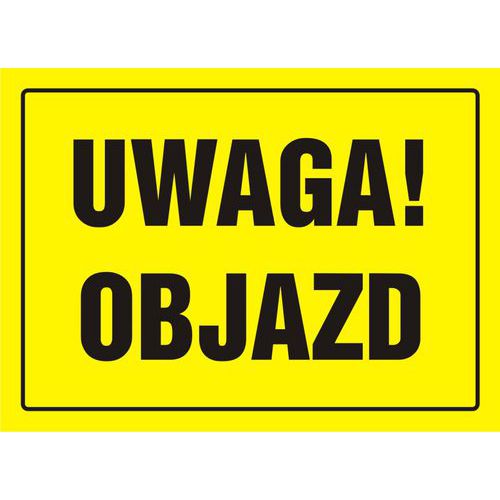 Uwaga! Objazd