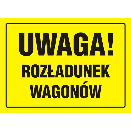 Uwaga! Rozładunek wagonów