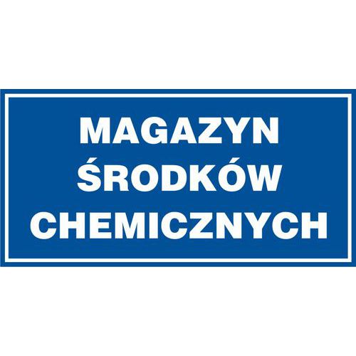 Magazyn środków chemicznych 20 X 40 nieświec. płyta sztywna PCV