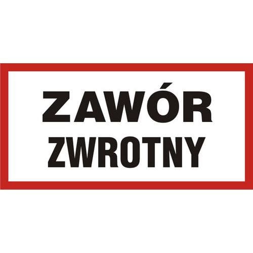 Zawór zwrotny