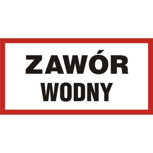 Zawór wodny