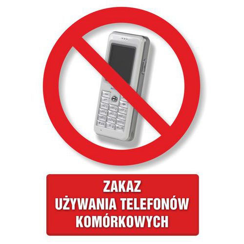 Zakaz używania telefonów komórkowych