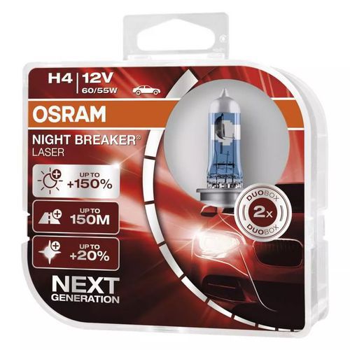 Żarówka samochodowa OSRAM H4, 55 W, 12 V, 64193 NBL, 2 szt.