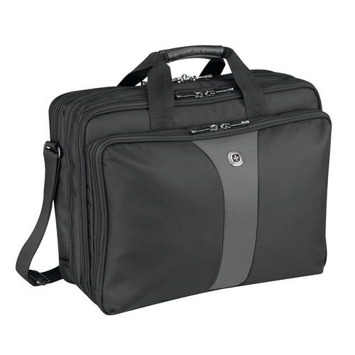 Torba na laptopa WENGER Legacy, 17, 420x320x210mm, czarna/szara