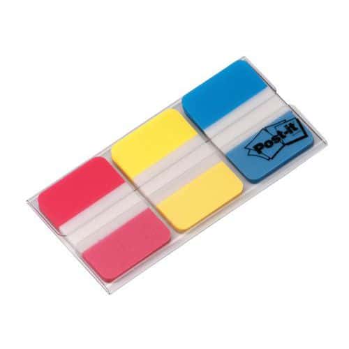 Zakładki indeksujące POST-IT® do archiwizacji (686-RYB), silne, 38x25mm, 3x22 kart., mix kolorów