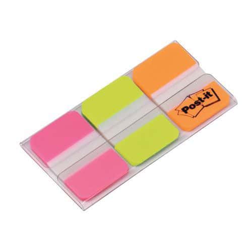 Zakładki indeksujące POST-IT® do archiwizacji (686-PGOEU), silne, 38x25mm, 3x22 kart., mix kolorów