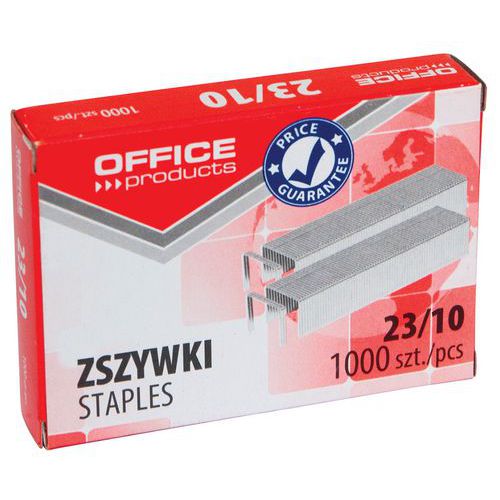 Zszywki OFFICE PRODUCTS, 23/10, 1000szt.