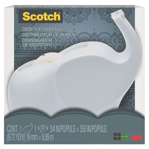 Dyspenser do taśm Scotch® w kształcie słonia (C43-ELEPHANT), taśma GRATIS