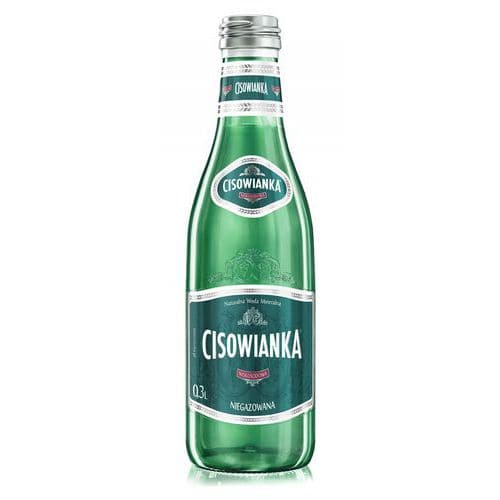 Woda CISOWIANKA Classique, niegazowana, butelka szklana, 0,3l