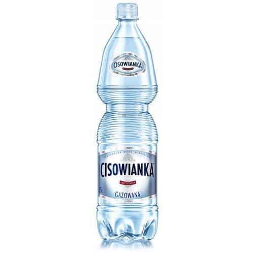 Woda CISOWIANKA, gazowana, butelka plastikowa, 1,5l