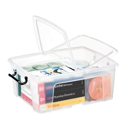 Pojemnik biurowy CEP Smartbox, 24l, transparentny