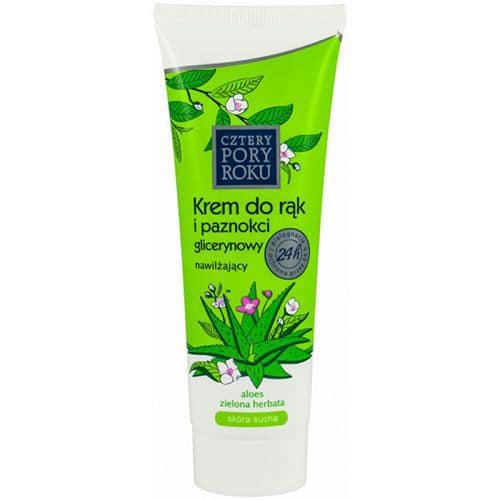 Krem do rąk CZTERY PORY ROKU Aloes, glicerynowy, 130ml