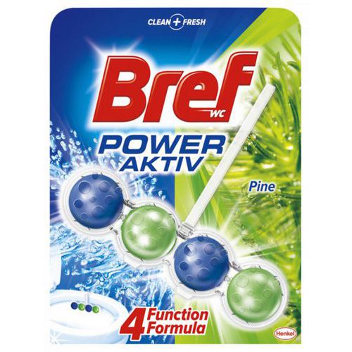 Kulki toaletowe BREF Power Aktiv Pine, 50g