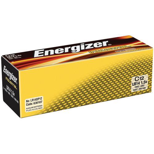 Bateria ENERGIZER Industrial, C, LR14, 1,5V, 12szt.