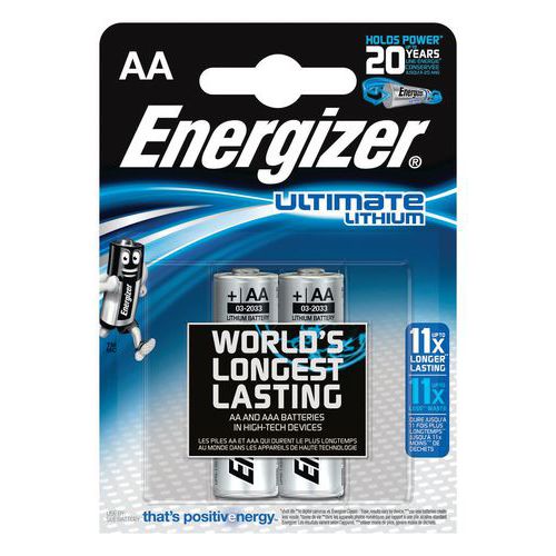 Bateria ENERGIZER Ultimate Lithium, AA, L91, 1,5V, 2szt.