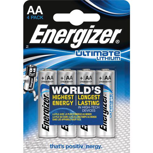 Bateria ENERGIZER Ultimate Lithium, AA, L91, 1,5V, 4szt.