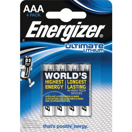 Bateria ENERGIZER Ultimate Lithium, AAA, L92, 1,5V, 4szt.