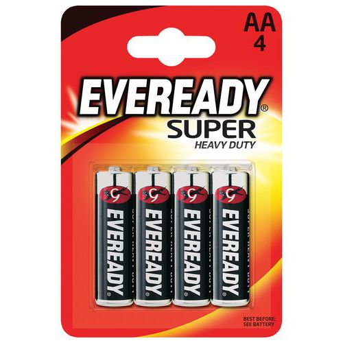 Bateria EVEREADY Super Heavy Duty, AA, R6, 1,5V, 4szt.