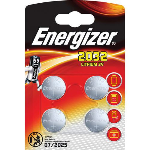 Bateria specjalistyczna ENERGIZER, CR2032, 3V, 4szt.