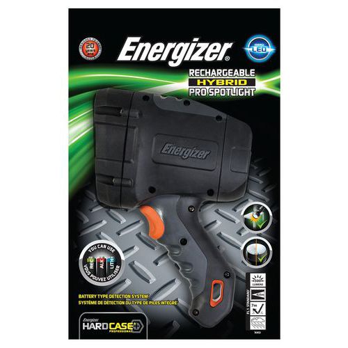 Latarka ENERGIZER Hard Case Led, recharchable, czarna