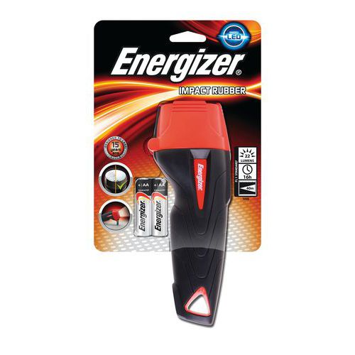 Latarka ENERGIZER Impact Led + 2szt. baterii AA, czarna