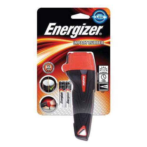 Latarka ENERGIZER Impact Led + 2szt. baterii AAA, czarna