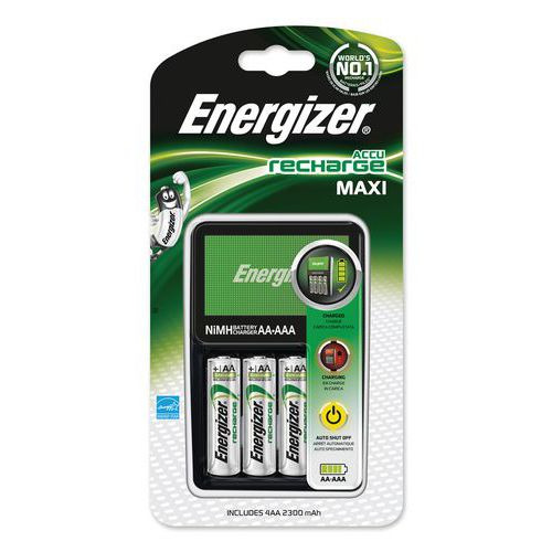 Ładowarka ENERGIZER Maxi + 4 szt. akumulatorków Power Plus AA