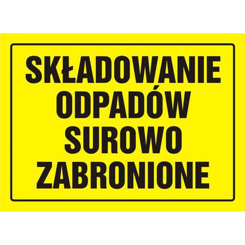 Składowanie odpadów surowo zabronione