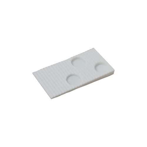 TOPTRADE klin montażowy, plastikowy, 60 x 30 x 6 mm, opakowanie 20 szt.