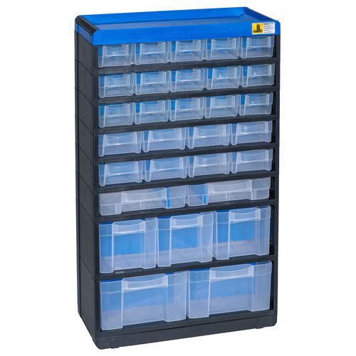 Organizer plastikowy VarioPlus Pro 53/60, 30 szuflad