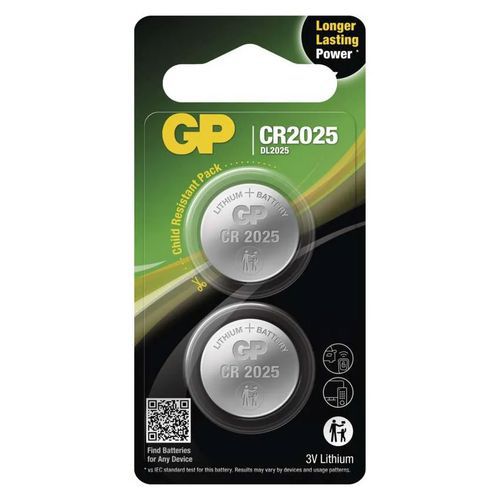 Bateria litowa guzikowa GP CR2025, blister