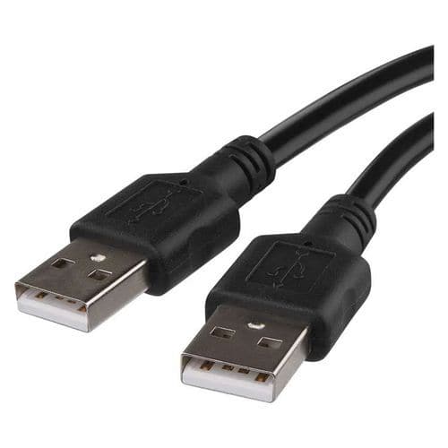 Kabel USB 2.0, wtyczka A – wtyczka A, 2 m