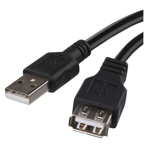 Kabel USB 2.0, wtyczka A – gniazdo A, 2 m