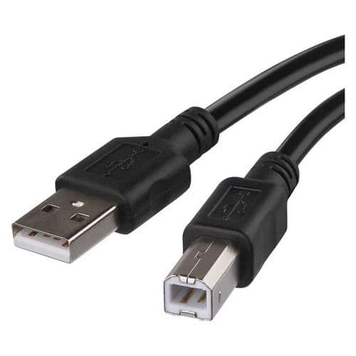 Kabel USB 2.0, wtyczka A – wtyczka B, 2 m