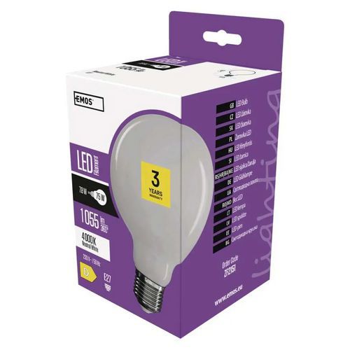 Żarówki LED Filament Globe, trzonek E27, 7,8 W