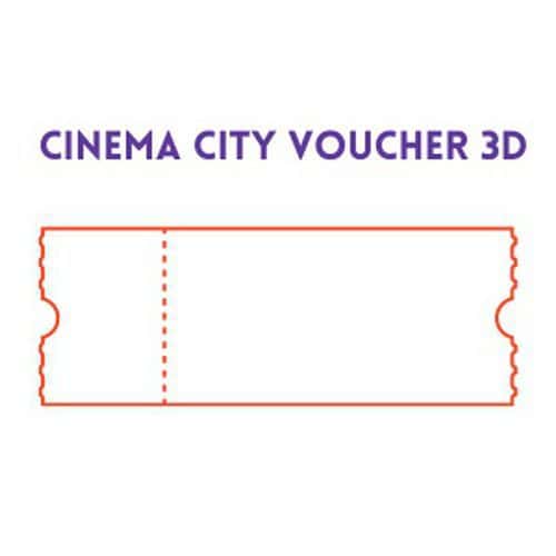 Cinema City Voucher 3D - NIE NA SPRZEDAŻ