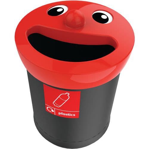 Kosz na śmieci Smiley Face 52 l plastik_Vepabins