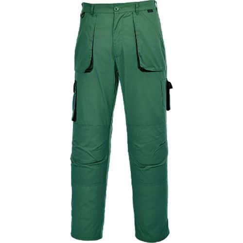 Spodnie dwukolorowe Portwest Texo, zielony