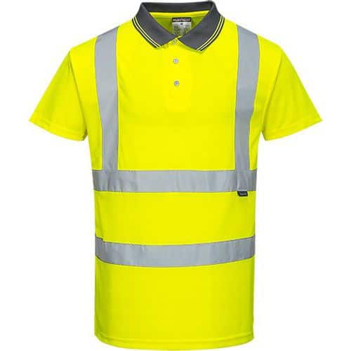Koszulka ostrzegawcza polo, żółty