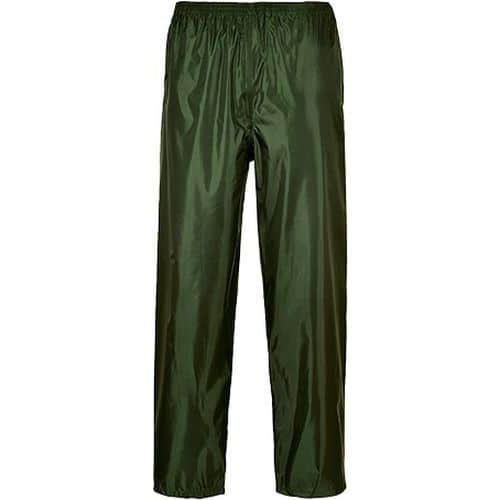 Klasyczne spodnie przeciwdeszczowe, zielony