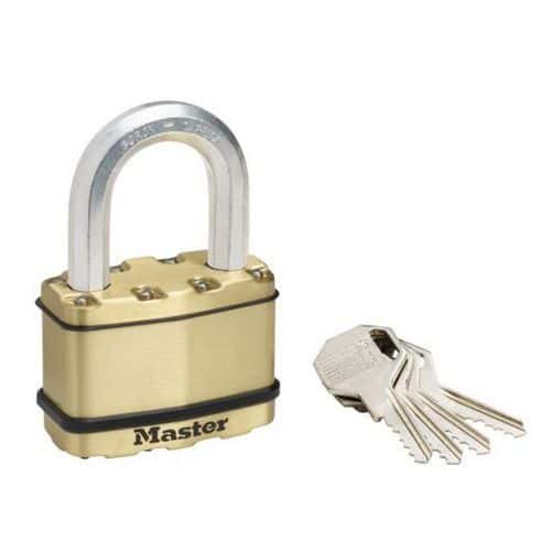 Kłódka mosiężna Master Lock Excell 64mm