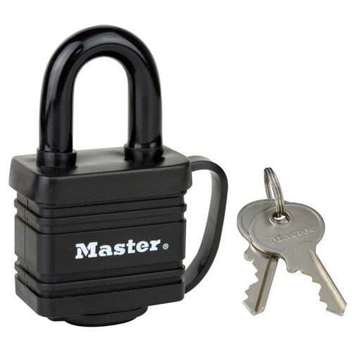 Kłódka Master Lock odporna na warunki atmosferyczne, średnica szekli 9 mm i wysokość 16 mm