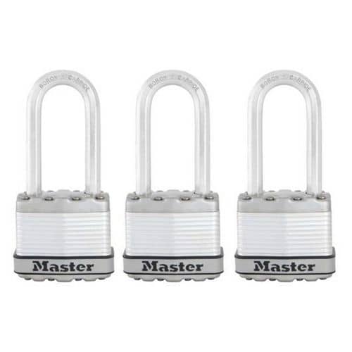 Zestaw kłódek tytanowych Master Lock Excell 45 mm, 3 szt