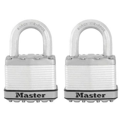 Zestaw kłódek tytanowych Master Lock Excell 50 mm, 2 szt